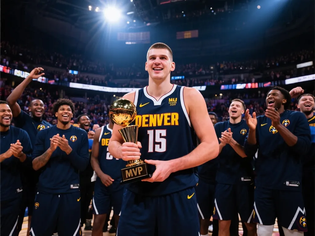 掘金约基奇MVP荣耀时刻