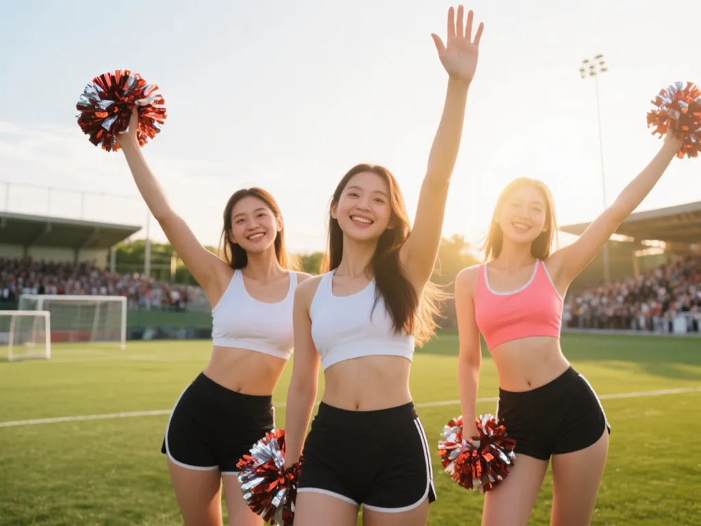 世界杯足球宝贝为赛场增添活力