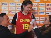 张子宇:不知道妈妈28年前也在这打过球,努力为队伍做出贡献